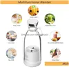 Presse-agrumes manuels USB Mini mélangeur portable Juicer Food Shake Légumes Coupe de fruits Mtifonctionnel Jus de poche personnel Fret maritime Inv Dhlwp