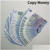 Other Festive Party Supplies Copy Money Prop Euro Dollar 10 20 50 100 200 500 Fake Movie Billets Play Collection Gifts Home Decora Dh6Vq542W