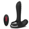 Schoonheidsartikelen trillen Cock Ring Clit Stimulator Prostaat Massager Vibrator Harder Penis Erectie Verbetering van sexy speelgoed voor man of koppels