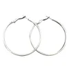 Hoop Earrings Exaggerated Round Oversized Ring Basketball Brinks Smooth Large For Women Punk Jewelry