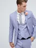 Hochzeit Smoking One Button Herren Anzüge Trauzeugen Kerbe Revers Bräutigam Smoking Hochzeit/Abschlussball Mann Blazer Jacke Hose Weste Krawatte W1196