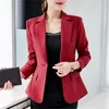 Kadınlar Suits Blazers Bahar Kadınlar Blazer Sonbahar Kariyer Kadın İş Ofisi Leydi Ceket Günlük İş Ceketleri Moda Palto Dış Giyim