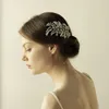 Headpieces O841 Plastic Beads Wedding Hair Comb Bridal Professional For Pearl Hairpiece Accessory