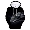 Heren Hoodies 2023 Harajuku Leopard Print Men/Women Casual Sweatshirt 3D Hoodie Streetwear Sweatshirts