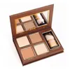 Eye Shadow Drop Cocoa Contour Kit 4 Colors Bronzers Highlighters Powder Palette Nude Color Shimmer Stick Kosmetika Choklad Eyeshado Dhepw