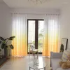 Rideau dégradé rideaux couleur imprimé Curtians pour fenêtre moderne salon chambre semi-occultant tissus Rideaux Cortinas