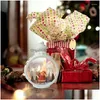 Kerstdecoraties voor thuislantaarn Led kaarsenthee Lichtkaarsen Kaarsen Xmas Tree Ornamenten Santa Claus Sneeuwman Lamp Jaar Gift Drop Deli DHHMC