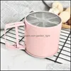 Baking Pastry Tools Handheld Flour Sieve Cup Mesh Cakes Shape Bakeware Sifters Drop Delivery Home Garden Kitchen Dining Bar Dh91U