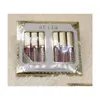 Oogschaduwval voor elegantie Set glinstering glitter vloeibare oogschaduw 6 pc's reismake -up paletten levering gezondheid schoonheidsogen dhx9b