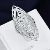 Cluster Rings Lekani British Style Rhinestone Wedding For Women Cubic Zirconia Men Jewellery Ring Female Anillos Anel Feminino BijouxCluster