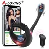 Sex Toys Massager Sexiga leksaker för män Par App Control Bluetooth Vibrator Goods Masturbator Penis Ring Accessories