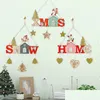 Christmas Decorations Pendant Letter Sign Oranmental Wood Xmas Tree Hanging Ornaments Indoor Decorationchristmas Drop Delivery Home Dhanl