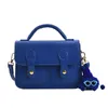 Axelväskor Nya Klein Blue Women 2023 Fashion Cambridge Bag Ladies Designer Handväskor Enkel fast färg Crossbody för Girls Sac 230116