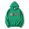 Sweat à capuche femme arbre de noël sweat joyeux vêtements d'hiver esthétique Streetwear femmes sweat à capuche imprimé cadeaux Kawaii hauts M