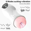 Volwassen stimulator Kut zuigt Vagina's Vibrator Mannelijke Masturbator Pijpbeurt Speelgoed Elektrische man Automatische krachtige zuigmachine Real voor mannen