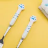 Yemek takımı setleri Protable Fork Spoon Suit Edensler Set Seyahat Paslanmaz Çelik Sabah Steal Saplama Kutusu ile