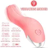 Sex Toys massager Clitoris Tongue Licking Vibrator Heating Function 9 Modes Female G-spot Rechargeable Waterproof For Women