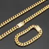 Linkarmbanden 12 mm Heren Hip Hop Gold gesimuleerde sieraden Iced Out Miami Cuban Chain Men Bracelet