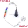 Pendentif Colliers Petite Taille Pierre Tête De Bouddha 3D Pendum Pendentifs Pour Radiesthésie Cône 7 Chakra Chaîne Hexagone Pendo Bijoux Bo905 Drop De Dhnoe