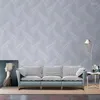 Wallpapers Dark Grey Abstract Geometric Line Wallpaper Bedroom Living Room Background Wall Carved Stripe Home Interior Decor