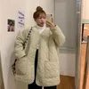 Trenchs de femmes Sabinax Femme Down Winter Lâche Chaud Coton Rembourré Vestes Coréenne Mode Cardigan Solide Épais Femmes Vêtements