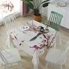 Capas de cadeira Plum Blossom Magpie Cover Spandex Elastic para Wedding El Kitchen Dinning DecorChair