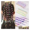 Hårband pannband 6 st barn flickor diy styling flätande spiral curlers rullar huvudklänning flexibla böjbara droppleveransprodukter en dhocu
