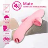 Sexleksaker massager för kvinnor teleskopisk värme kanin vibrator vagina anal stimulering muntlig 20 hastigheter tungslickande dildo