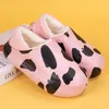 Slippers Women's Winter Waterproof Home Cows Warm Plush Household Shoes Indoor Non-Slip Footwear Comfortable