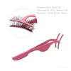 Wimpers krultje magnetisch valse valse tweezer nep oog lash applicator extensie clip klem voor magneet wimpers make -upgereedschap levering h dh26f