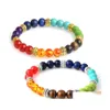 Bracelets De Charme Perles De Pierre De Roche De Lave Bracelet Extensible Pour Femmes Hommes Bijoux De Mode 7 Chakra Yoga Bracelet Pierre Précieuse Naturelle B366S F D Dhxte