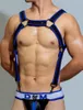 Set di reggiseni da uomo Sessuale Imbracatura toracica Cintura Tracolla Punk Rave Costumi BDSM Bondage Giarrettiera Goth Dance Nightclub Wear220x