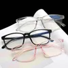 Lunettes de soleil 2023 mode carré Transparent lunettes cadre pour hommes rétro femmes lunettes lecture et ordinateur Prescription lunettes