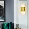 Wandlampen Moderne Licht LED Gold Lighting Luxe kristallen SCONCE SLAAPKAMER SLAAGBADBADBADE AISLE Woonkamer Achtergrond Keuken binnen decor lamp