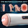 Masajeador para adultos Chupación automática Masturbadores masculinos Taza Textura 3D Vagina Coño Stroker para hombre Juguetes sexuales de autoplacer con 10 vibraciones