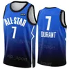 Serigrafia 2023 Maglia da basket Maglia All-Star Kyrie Irving 11 Donovan Mitchell 45 James Harden 1 DeMar DeRozan 11 Jaylen Brown 7 Trae Young 11 Uniforme blu oro