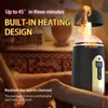 Adult massager Male Masturbators pussy Double Head Smart Heating Vibrating Masturbation Cup for Man Pussy Vagina Sexy Electric Aircraft