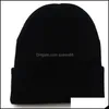 Beanie/Skull Caps vinterhattar för kvinnor flickor manliga kvinnliga mössa män skl beanie kvinnor hatt herrar damer mössa mode streetwear hel dhbor