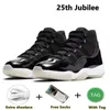 com caixa Jumpman 11 11s sapatos de basquete altos homens mulheres cereja meia-noite marinho legal cinza aniversário 72-10 baixo criado boné e vestido espaço jam mens treinadores esportivos