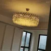 Lustres Moderne Cristal Led Lustre Éclairage Salon Pendentif Lumières Salle À Manger Suspension Luminaire