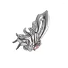 Backs Earrings Fashion Punk Butterfly Elf Ear Clip 2023 Trendy Design Liquid Metal Wing Cuff No Piercing For Women Girls Jewelry
