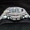 ساعة Wristwatches Missfox Hip Hop Man's Watch Watch عالي الجودة للإلكترونية للرجل أزياء Wather Wather Wather