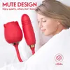 Adult massager Rose Toy Sucking Female Vibrator Sex Adults Toys For Clitoris Stimulator Clit Sucker Thrusting Vibrating Dildo for Women 2022