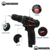 Electric Drill Havadou Torque Cordless Impact 12V Mini Power Driver 2 Speed Choice Screwdriver 201225 Drop Delivery Home Garden Tools Dhwju