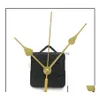 ساعات أخرى ملحقات المنزل ديكور حديقة DIY Quartz Clock Movement Kit Black Mechanism Mechanism Mechanism Mechanism مع مجموعات يدوية Lengt Dhkir