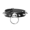 Choker Chokers harajuku mode cosplay punk gotisk halsband sexig pu läder o spik rivet rock goth krage för män kvinnokokare