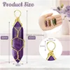 Pendants Natural Healing Crystal Pendant Hexagonal Pointed Wire Wrapped Gemstone Quartz With Tree Life For Necklace Jewelry Making D Amdi7