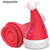 Jouets sexuels masseur chapeau de noël en forme de point G, stimulateur clitoridien, gode pour femmes, mamelon, langue anale, vibrateur d'orgasme