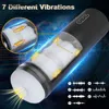 sex massager sex massagerMassager Adult Male Sex Toy Automatic 5 Sucking Modes Telescopic Rotating Masturbator Cup for Men Real Vaginal Suction