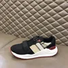 2023 Designer schoenen heren gestreepte hardloopschoenen vintage sportschoenen platform trainer seizoen tinten flats trainers merk klassieke buitenschoen